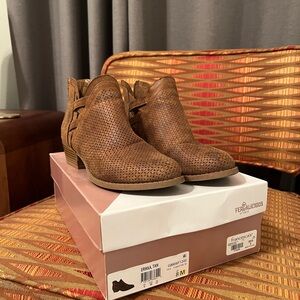 Fergalicious Tan Ankle Boots